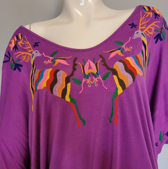 Mara Hoffman Embroidered Otomi Coverup, VGUC, OS - Picture 3 of 10